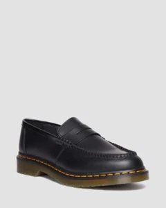 Dr. Martens Penton Premium Smooth Leather Loafers Black - Picture 1 of 6