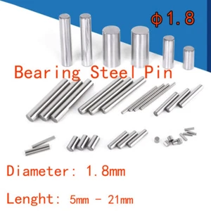 φ1,8 1,8 mm de diámetro cojinete pasador de acero cilíndrico sólido pasador 5 mm-21 mm de largo - Imagen 1 de 2