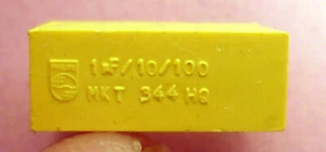 Philips MKT 344 HQ Condensador Poliéster 1uf 10% 100V OL0323A - Imagen 1 de 4