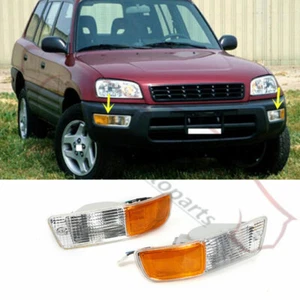 A Pair For Toyota RAV4 1998-2000 Front Bumper Fog Light w/Harness Replace - Picture 1 of 8