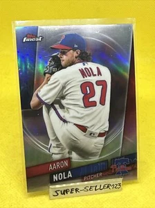 2019 TOPPS FINEST - AARON NOLA / CHROME REFRACTOR - Philadelphia Phillies #6 - Bild 1 von 3