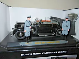 1939 HORCH 930V CABRIOLET BLACK 1:18 RICKO OPENING HOOD DOORS & TRUNK WITH TOP - Picture 1 of 17