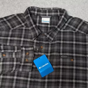 Camisa Columbia Cornell Woods Franela Para Hombres 2XL Manga Larga Botón Nueva - Imagen 1 de 11
