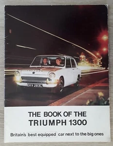 Triumph 1300 Saloon Brochure 1965 - Picture 1 of 9