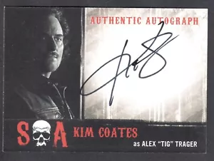 SONS OF ANARCHY STAGIONE 6-7 Cryptozoic 2015 CARTOLINA AUTOGRAFATA #KC KIM COATES - Foto 1 di 3