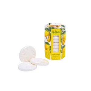(33 EUR/kg) Hotelseife rund einzeln verpackt 10x15 g Zitrone mini Seife - Bild 1 von 2