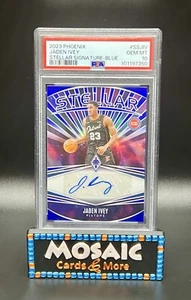2023 Panini Phoenix Jaden Ivey Stellar Signatures Blue Prizm SP /25 PSA 10 GEM - Picture 1 of 2