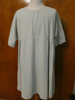 ZANZEA Women’s Light Blue 100% Cotton Denim Dress 4X (fits 1X-2X) - Image 1 of 4