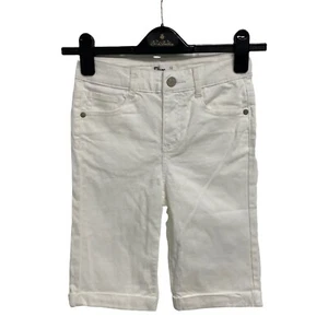 Epic Threads Girl's Cloud White Cropped Denim Bike Shorts Size 12 - Picture 1 of 7