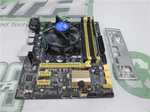 ASUS B85M-G R2.0 Motherboard i5-4590 3.3GHz 4GB RAM Combo LGA1150 w/ IO Shield - Afbeelding 1 van 7