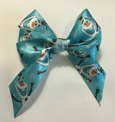 Frozen Olaf Blue Hair Bow on Alligator Clip - Image 1 of 2