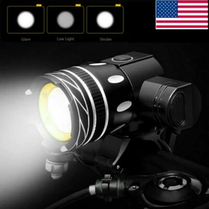 40000LM USB Rechargeable LED Cycle Bicycle Light Racing Bike Front Headlight - Picture 1 of 9