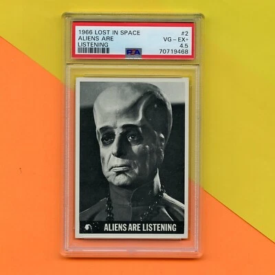 Original 1966 Lost in Space Trading card #2 PSA 4.5 - Image 1 of 3