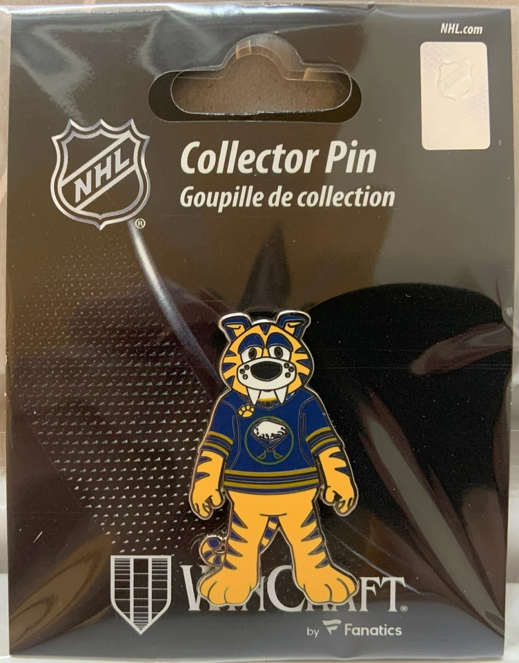 BUFFALO SABRES SABRETOOTH MASCOT LAPEL COLLECTOR PIN NEW WINCRAFT - Image 1 of 1