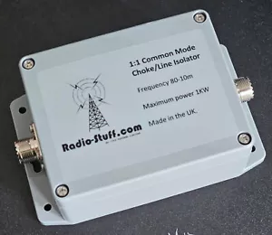 1kw Common Mode Choke (CMC) / Line Isolator 80m-10m bands - Picture 1 of 4