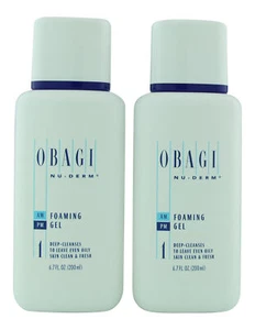 Obagi Nu-Derm Foaming Gel 2 ct 6.7 oz. Facial Cleanser - Picture 1 of 1