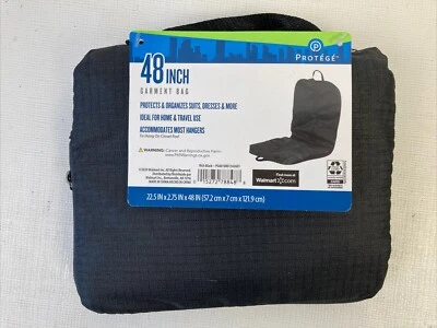 Protege Garment Bag 48" Hold 2Suits or 3 Dresses Storage Travel Black New NWT - Image 1 of 4