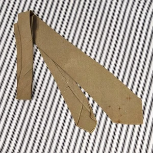 WWII US Army/USMC, Wool Necktie (Officers) Khaki (43") - (c.1942-1945) - Picture 1 of 11