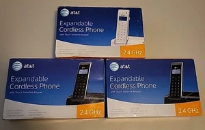 AT&T Cordless Phone System ID-2820 Set Of 3 Touch Sensitive Keypad - Picture 1 of 4