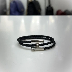 Hermes Tunis Très Bracelet Black Silver T4 136216545 - Picture 1 of 7
