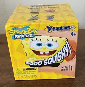 Mashems Sooo Squishy Bob Esponja Pantalones Cuadrados Personaje Misterioso - Imagen 1 de 4