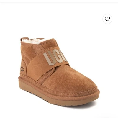 Ugg Chestnut Brown Cozy Suede Fleece Neumel II Graphic Slip On Chukka Boot 4 - Image 1 of 4