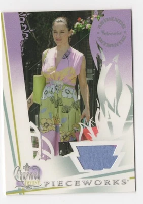 Alyssa Milano / Phoebe Inkworks Charmed Destiny Pieceworks Costume Card PW8 Blue - Image 1 of 2