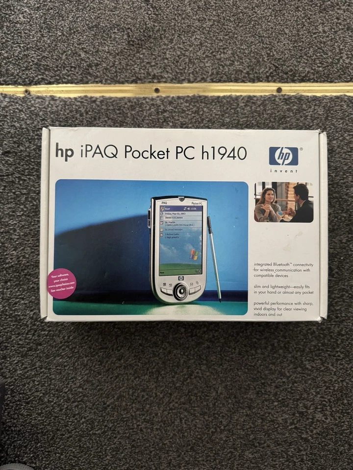 HP iPAQ Pocket PC H1940 266MHz 64MB RAM 3.5-in TFT Color LCD TESTED WORKING - Image 1 of 2