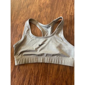 Nike girls large grey sports bra - Picture 1 of 4