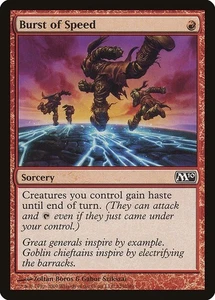 Burst of Speed 1x FOIL MTG M10 Core Set Common MINT red - Picture 1 of 1