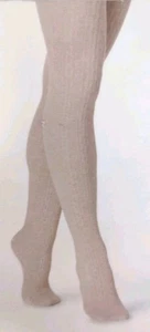 1 Paio Collant Maglione Farina d'Avena Sm/Med Caldo Calzetteria - Foto 1 di 6