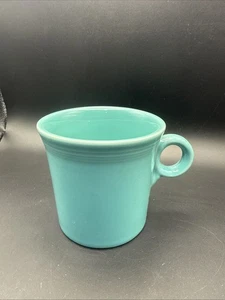 Aqua Blue Fiestaware O Ring Mug - Picture 1 of 2