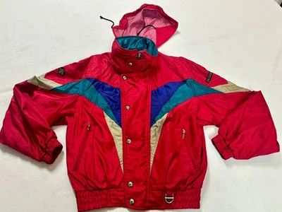 ~~Descente Vintage Women's Small Nylon Multi-Color Ski Jacket***** - Image 1 of 4