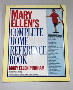 Mary Ellen's Complete Home Reference Book Pinkham 1993 1st Ed Cleaning - Picture 1 of 2