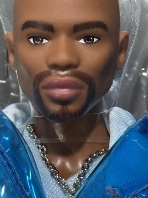 Barbie Doll : African-American Ken Kouture Mattel HRM24 🔵 - Image 1 of 4