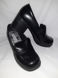 Lower East Side Womens Sz 7 Black Bratz Chunky Platform Loafers Y2K Goth Grunge - Picture 1 of 8