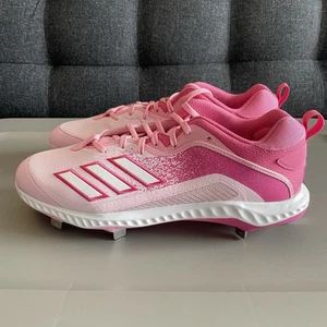 Adidas Icon Bounce 6 “Mother’s Day” Pink Men’s Baseball Cleats GZ0443 Sz 13.5 - Picture 1 of 7