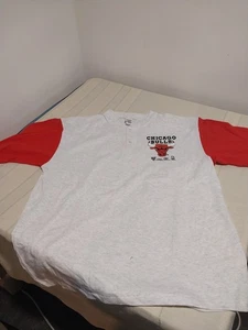Vintage 1995 NBA Chicago Bulls Single Stitch. Basketball T-shirt. Size XL - Picture 1 of 8
