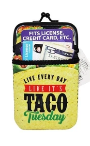 Smokezilla Taco Tuesday Keyhole 100s Neoprene Cigarette Pack Pouch  - Imagen 1 de 4