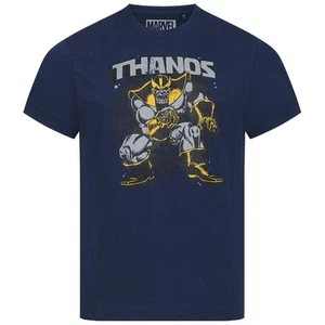 THANOS STANCE MARVEL Camiseta Para Hombre Navy Nueva - Imagen 1 de 1