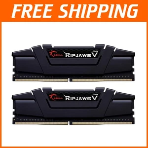 RipjawsV 16GB RAM Kit CL16-18-18-38 U-DIMM - Black - Picture 1 of 6