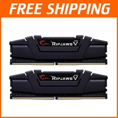 RipjawsV 16GB RAM Kit CL16-18-18-38 U-DIMM - Black - Image 1 of 4