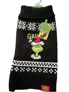 GMOSEN Black Christmas SWEATER "THE GRINCH" Puppy/Dog SMALL NWT - Picture 1 of 2