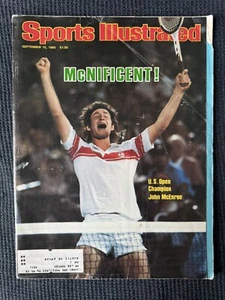 vintage Sports Illustrated 9/15/1980 John McEnroe - "McNificent!" US Open Tennis - Picture 1 of 2