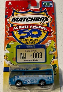 Matchbox Across America 50 Birthday Series Die Cast Car New Jersey Ikarus Coach - Picture 1 of 3