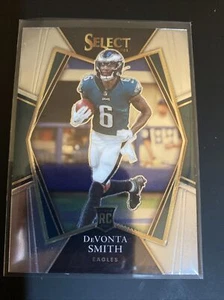 Devonta Smith 2021 Select Premier Level Rookie Prizm RC Philadelphia Eagles C13 - Picture 1 of 2