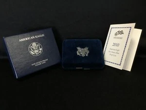 2010 American Silver Eagle Proof OGP Box With COA and WITHOUT COIN - Picture 1 of 1