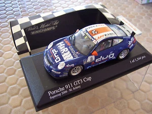 PORSCHE SUPERCUP 2006 911 997 GT3 CUP RACE CAR 1:43rd MINICHAMPS SCHREY NIB - Picture 1 of 7