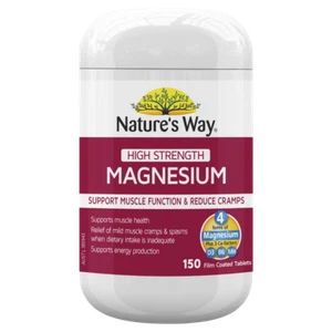 Nature's Way High Strength Magnesium 150 Tablets Muscle Function Health Natures - Picture 1 of 1