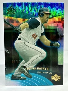 2005 UD Reflections Travis Hafner Blue #/50 Indians - Picture 1 of 3